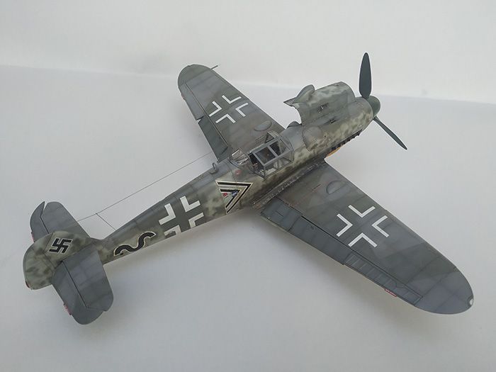 Bf-109G-6 Kirschner, Trumpeter1/32 i Mistercraft 1/72 IMG-20210707-195512