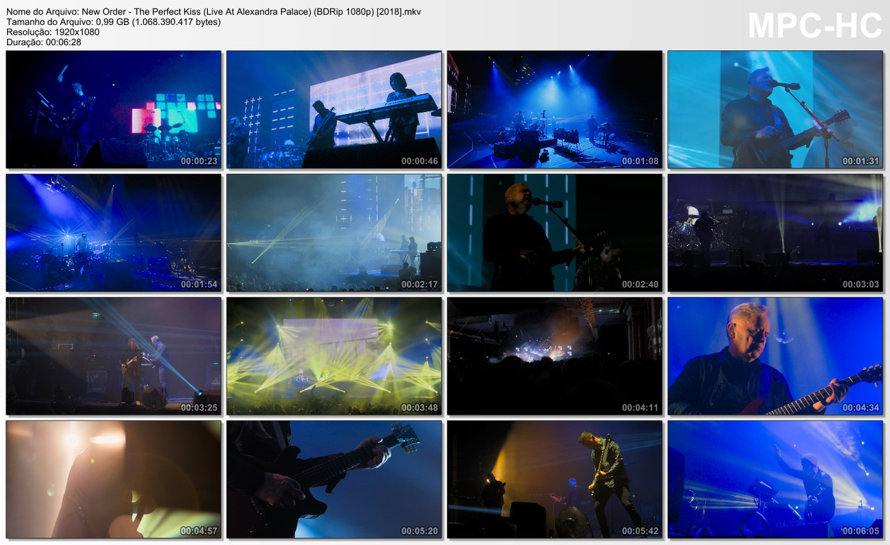 New Order - The Perfect Kiss (Live At Alexandra Palace) (BDRip 1080p) [2018]