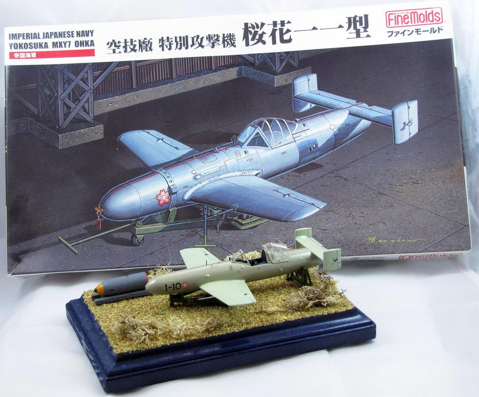 Fine Molds 1/48: IJN Yokosuka MXY7 Ohka suicide plane - The
