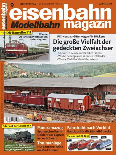 Cover: Eisenbahn Modellbahn Magazin No 09 2023