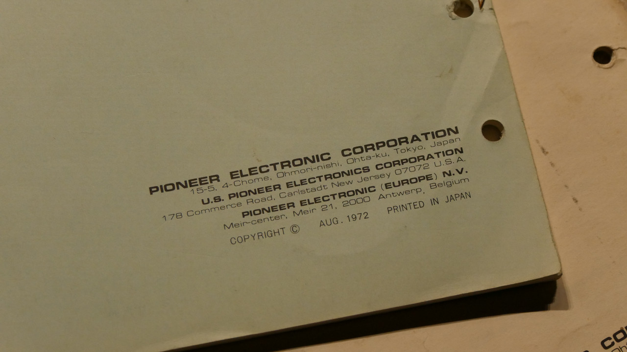 SD-1100 owner_service manual (iii)