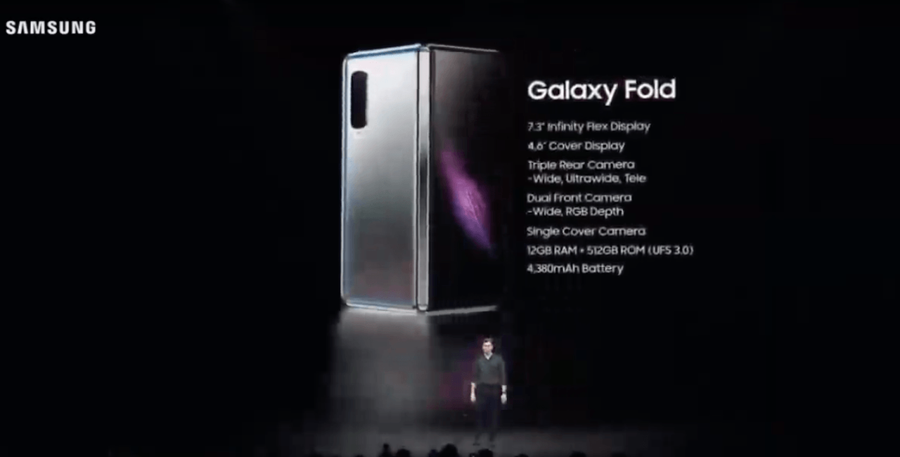 Сгъваемият телефон на Samsung Galaxy Fold официално е тук 4