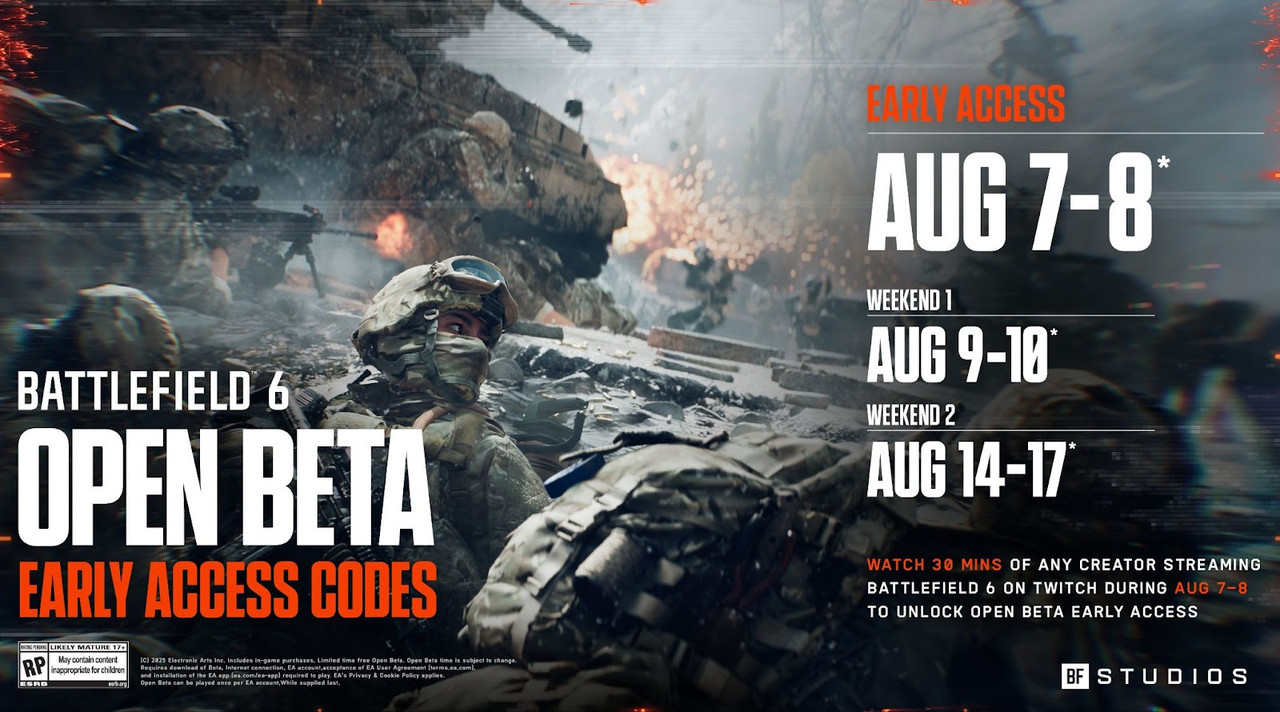 Battlefield 6: Ya podés ver el tráiler de la beta abierta y desbloquear el acceso anticipado