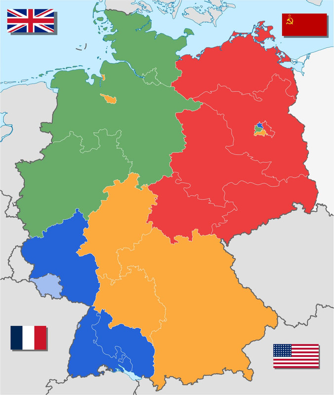 Alemania bajo la ocupación aliada 1945 – 1948 Alemania
