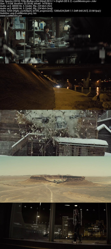 Spectre (2015) 720p BluRay x264 [Hindi DD 5.1   English DD 5.1] ~LustMovies.pro~_s