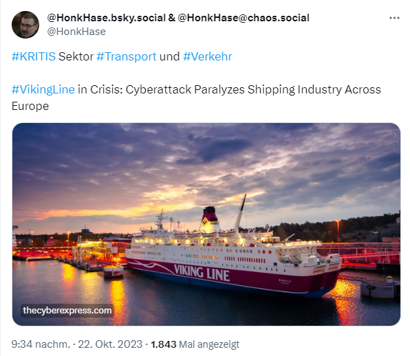DDoS-Angriffe auf Viking Line