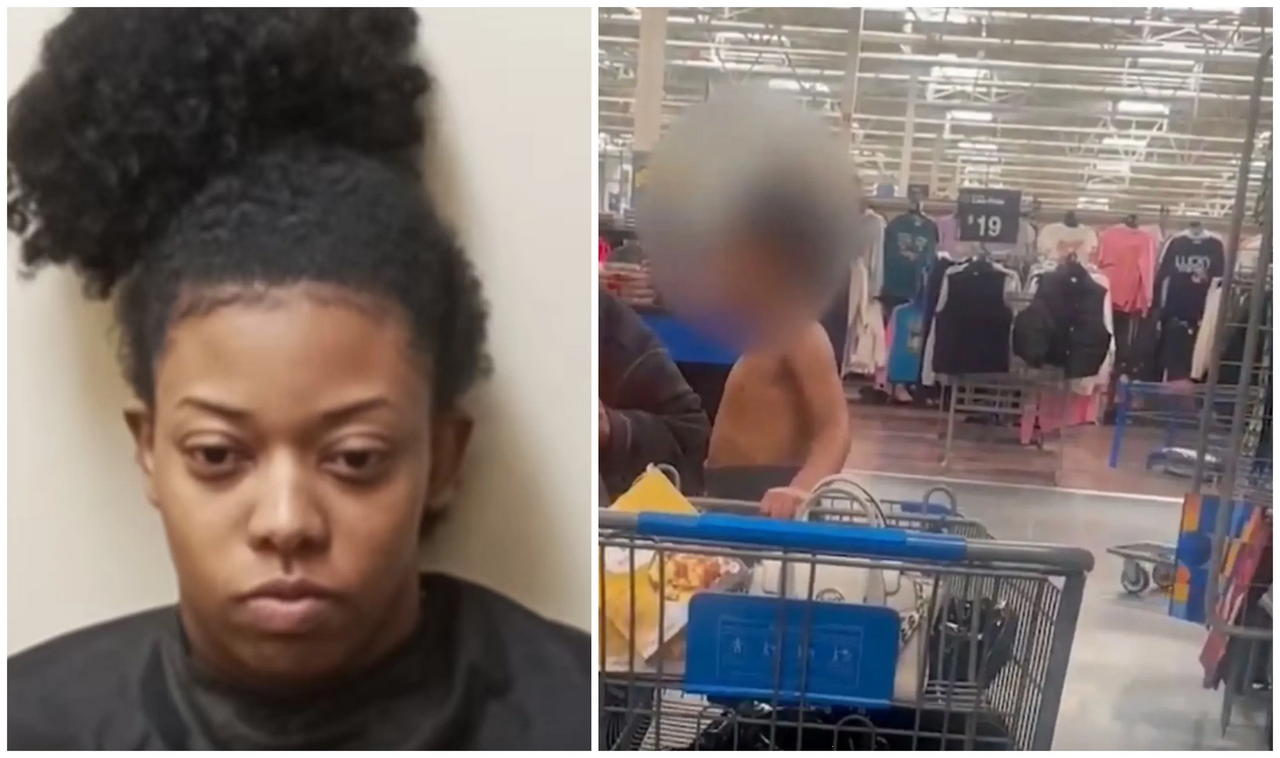 Detenida por llevar a su hijo semidesnudo a Walmart mientras temblaba de frío