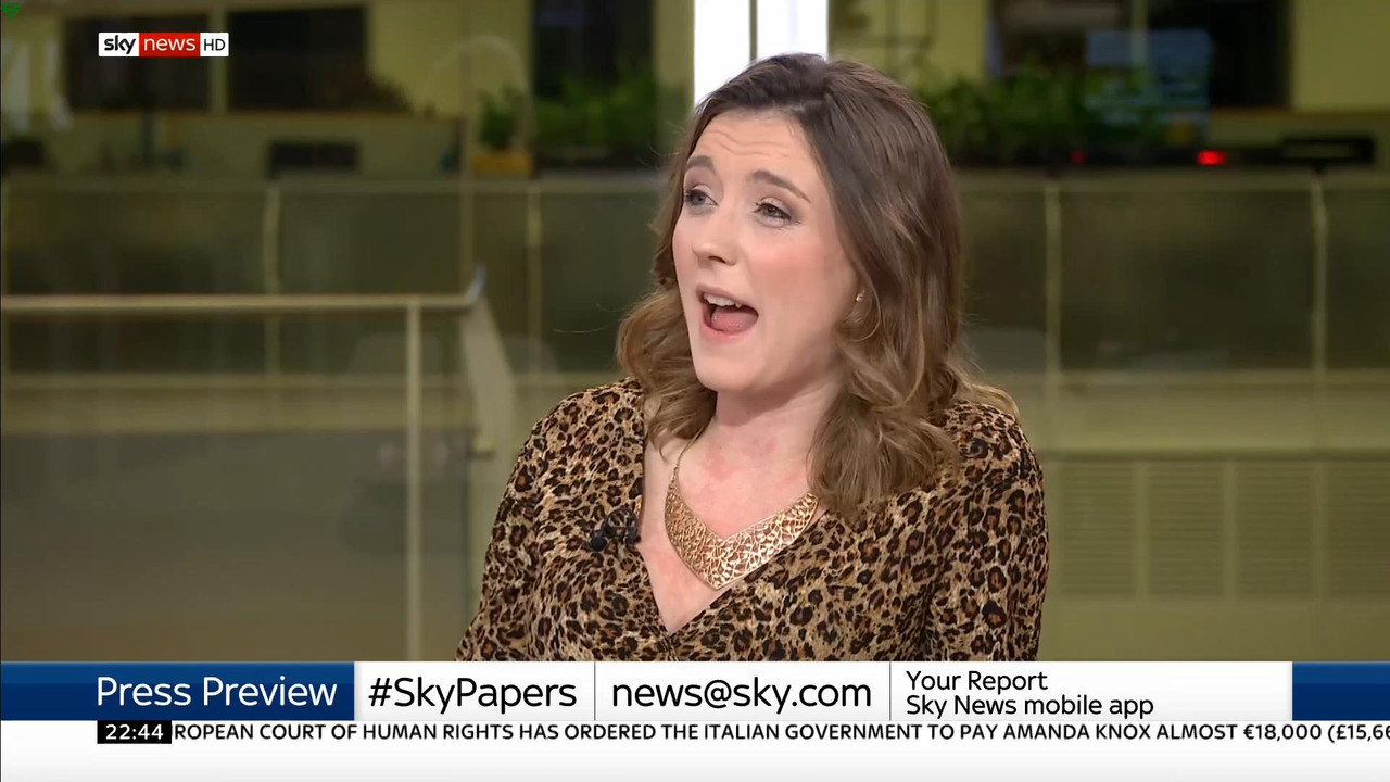 24 January - 22.00.00 - Sky News At 10. Anna Botting with the ma