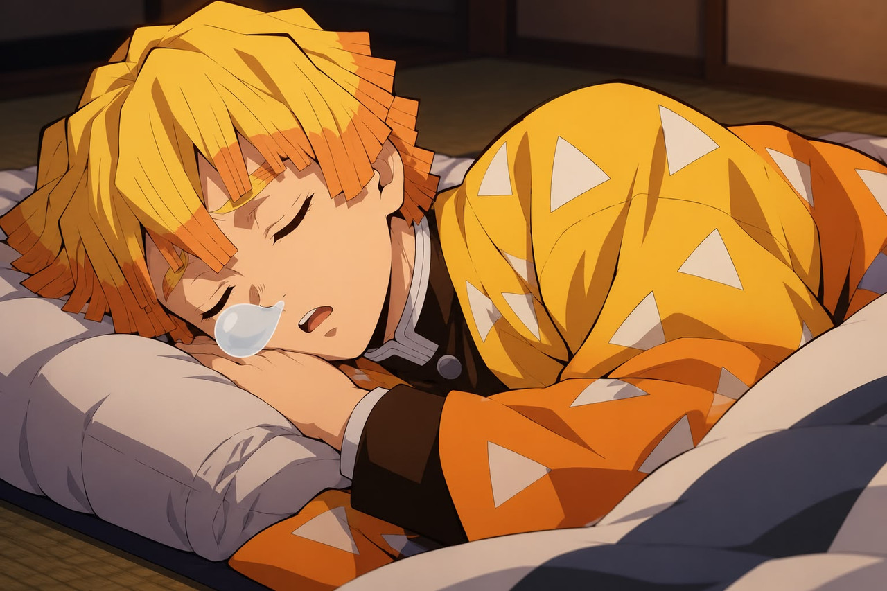 zenitsu dormindo