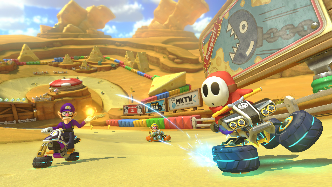 MK8 DLC Course GBA Cheese Land01