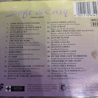 Soft and Easy : Various Artists : CD