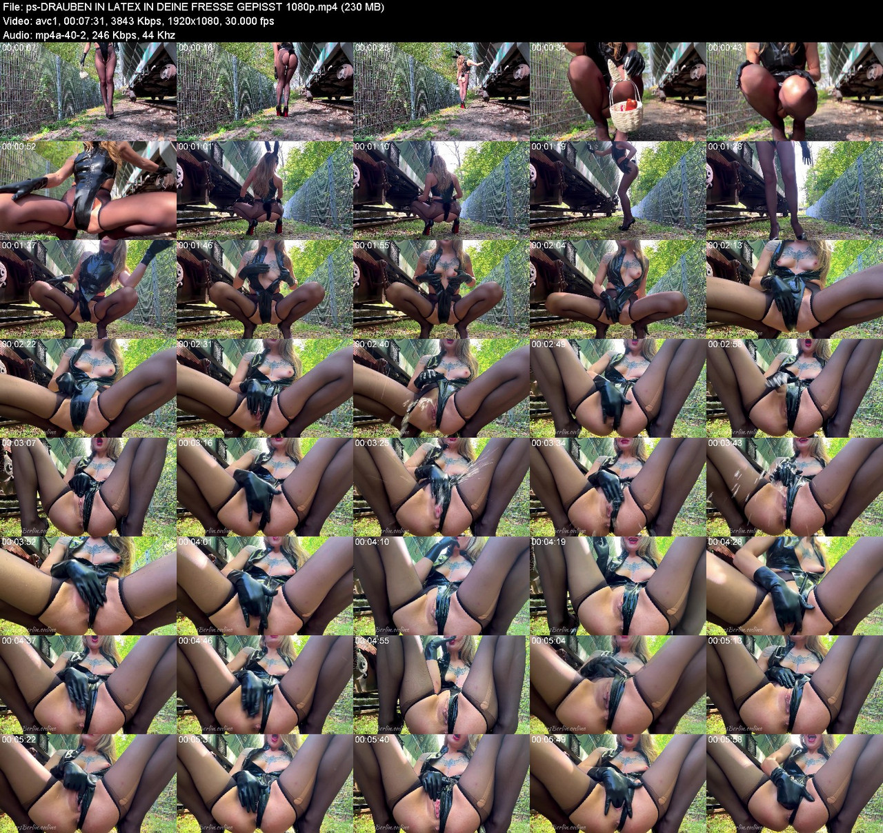 ps DRAUBEN IN LATEX IN DEINE FRESSE GEPISST 1080p