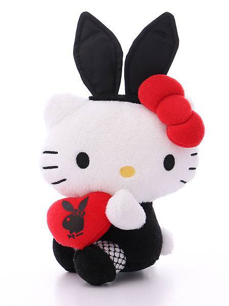 Hello Kitty x Playboy plush charm