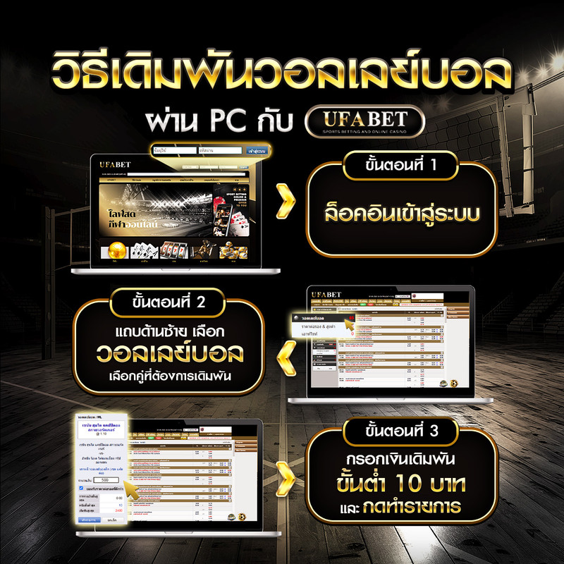 วิธีเดิมพันวอลเลย์บอลแบบ PC