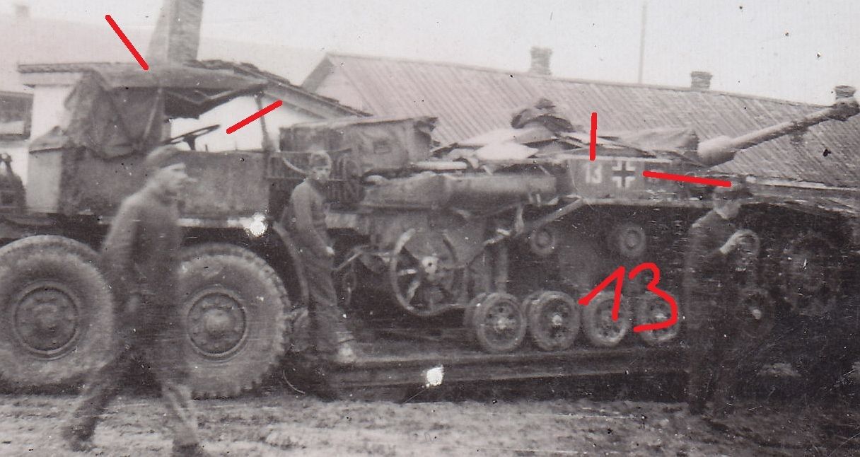 Sturmgeschütz STUG III Langrohr Tieflader Front 