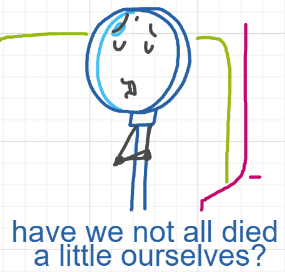 A panel from A Murder On The, episode six of the Board Boards object show by Furretwalk/WalkingFurret.