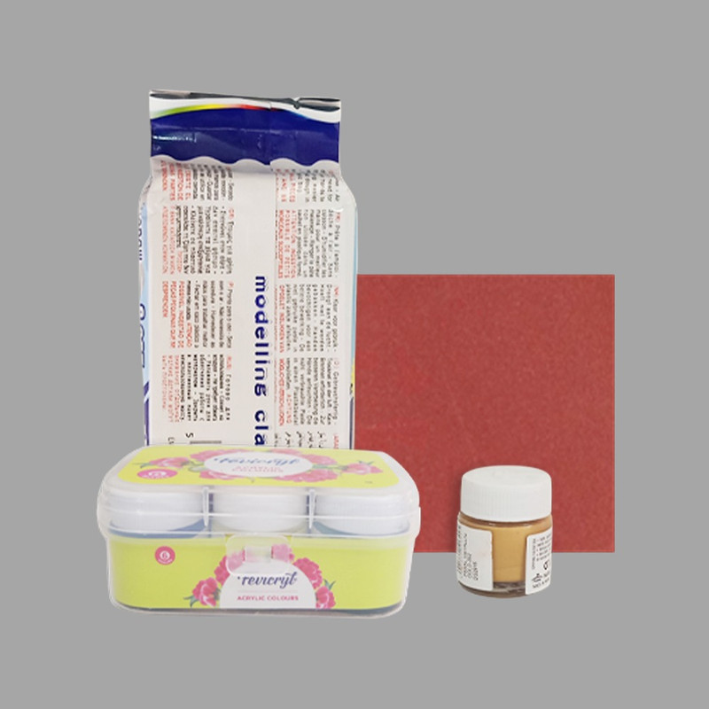 Penkraft Clay art Texture tissue holder DIY Kit with Free video tutorial