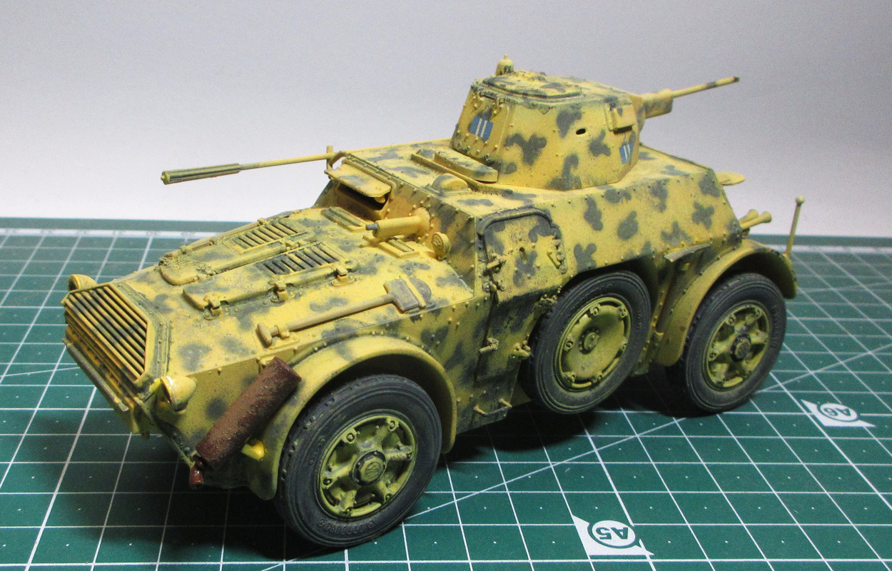 Autoblinda AB 41 Italeri 1/35 finished. - Ready for Inspection - Armour ...