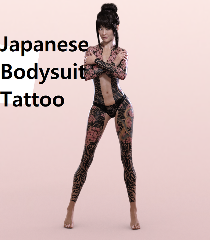 Japanese Bodysuit Tattoo for G8F Japanese Bodysuit Tattoo for G8F