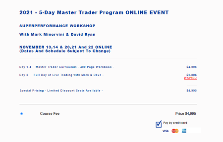 Mark Minervini - 5-Day Master Trader Program (UPDATED)