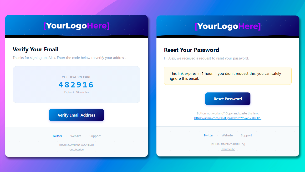 20+ Premium Email Templates 2