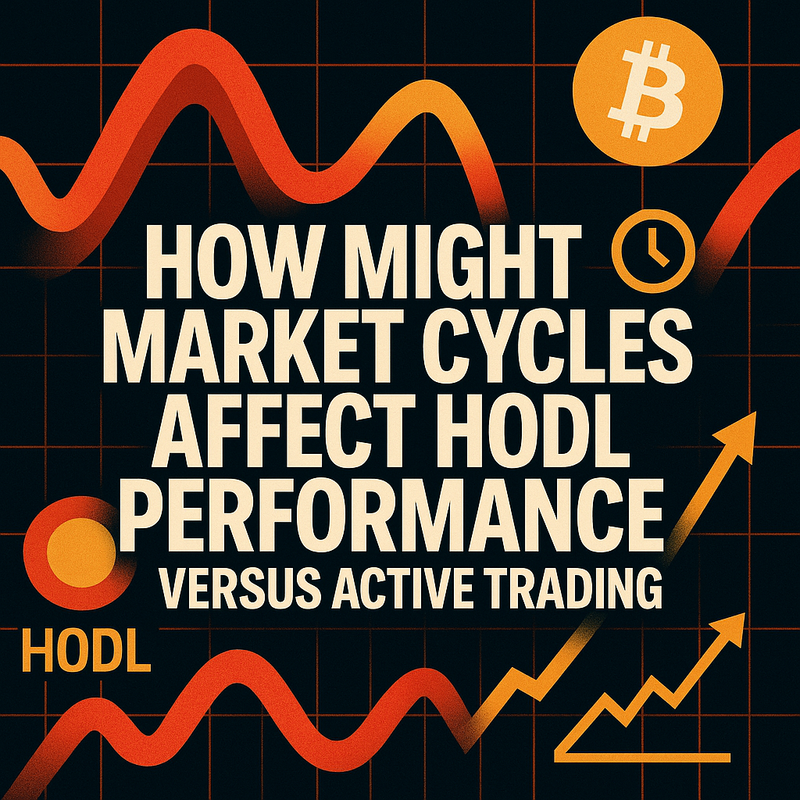 How might market cycles affect HODL performance versus active trading