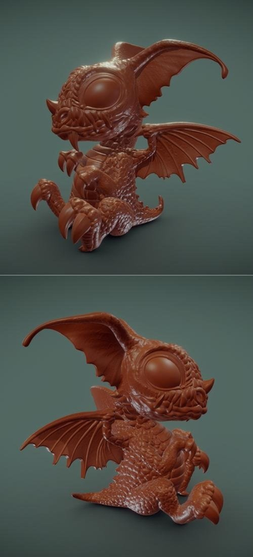 Little Dragon Vilgo – 3D Print Model