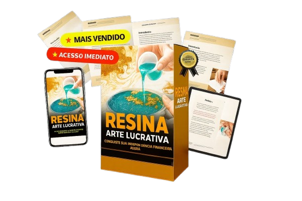 Curso de arte com resina