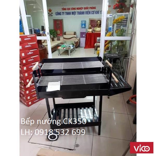 bếp nướng than hoa ck350