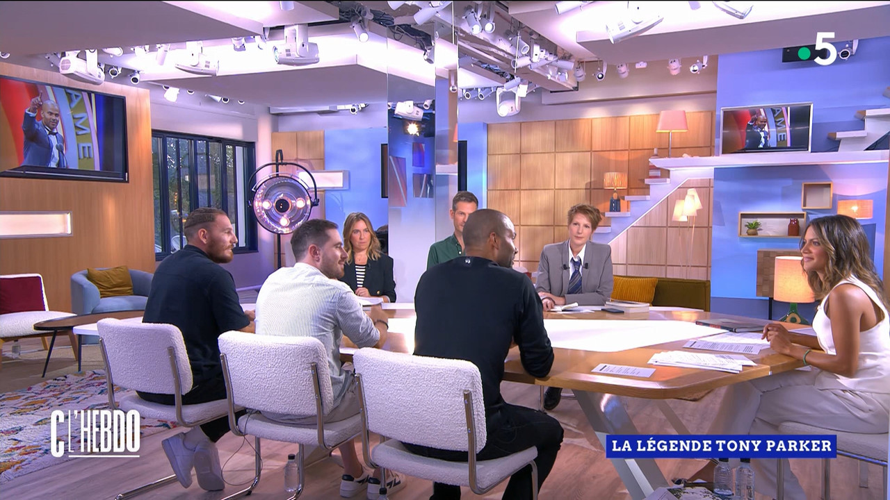 C l'hebdo la suite - Saison 8 - Invités Tony Parker, Loury Lag, Martin Petit et ..._France 5_2023_09