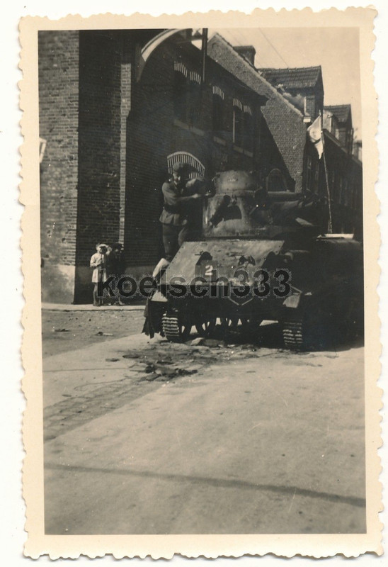 Frankreich Dünkirchen Front 1940 Vickers Light T