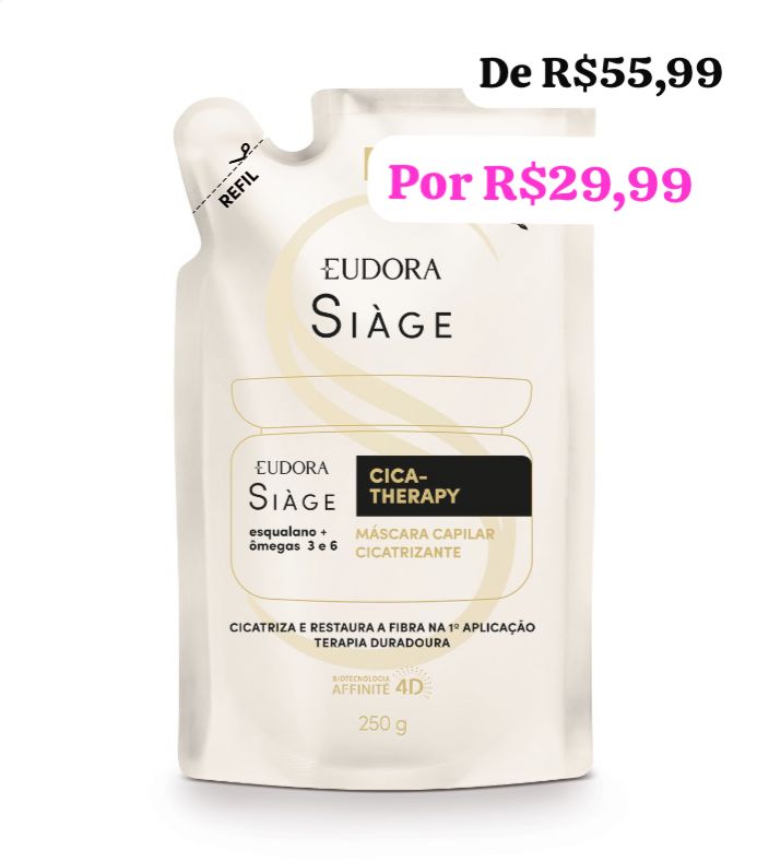 Refil Máscara Capilar Siàge Cica-Therapy 250g