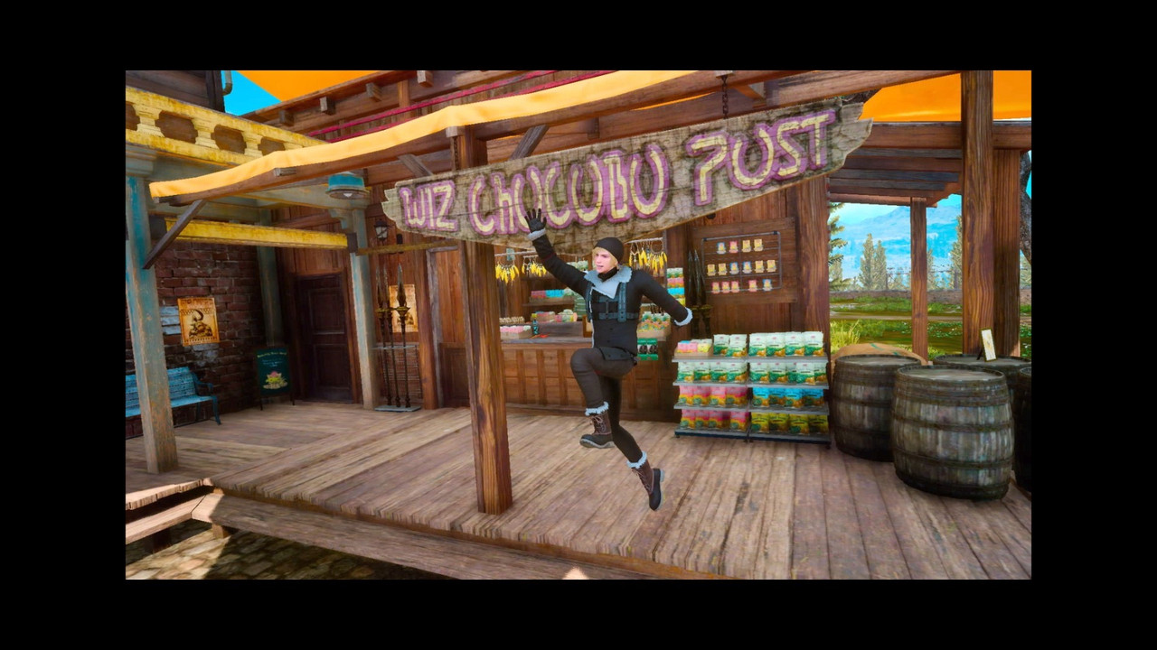 prom hitting mario pose