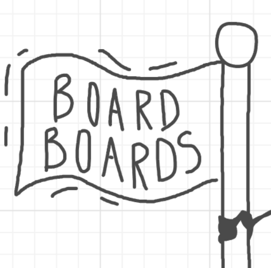 A panel from The Prime Number Few, episode eight of the Board Boards object show by Furretwalk/WalkingFurret.