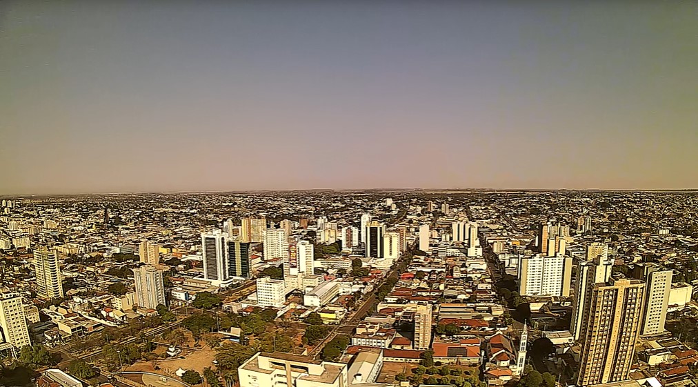 Campo Grande nesta manhã de domingo