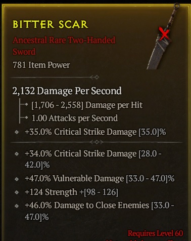 Gg Lvl 60 Rare 2h Sword Topic D2jsp