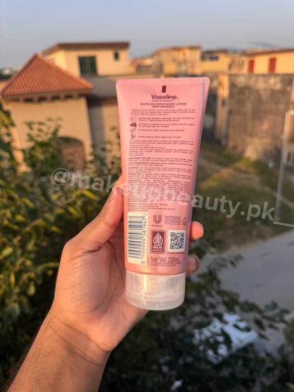 Vaseline Gluta-Hya Dewy Radiance serum burst Lotion 200 ML - image 2