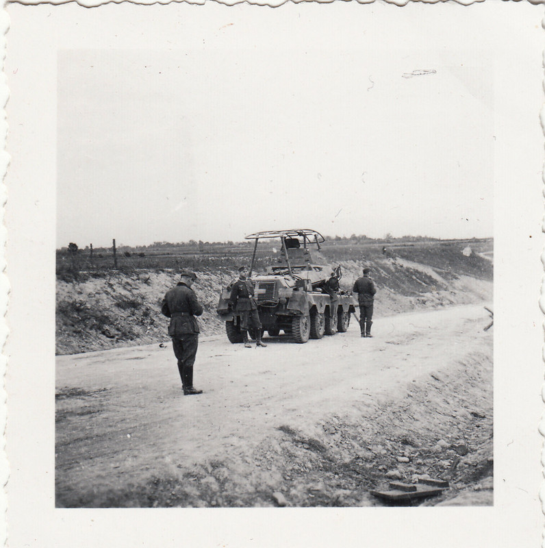 Wehrmacht schwerer Panzerspähwagen Funkantenne Sd.Kfz.-234