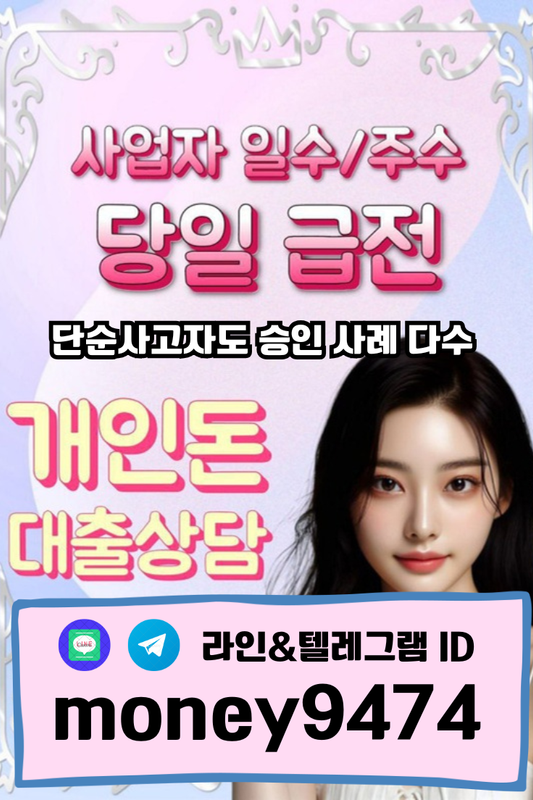 개인돈 급전 일수 대출