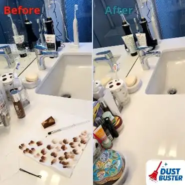 Before and after cleaning 4