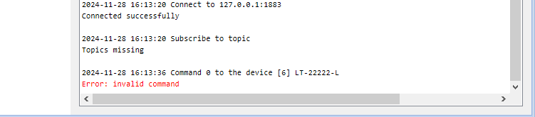 output line