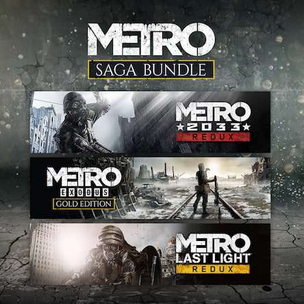 Playstation Store Turquia - Metro Saga Bundle (3 juegos + DLC) con tutorial Mercado Pago (albo y spin funcionan tambien) 
