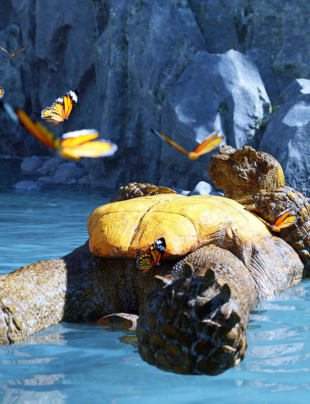 Storybook Turtle HD for Genesis 8.1 Males Storybook Turtle HD for Genesis 8.1 Males