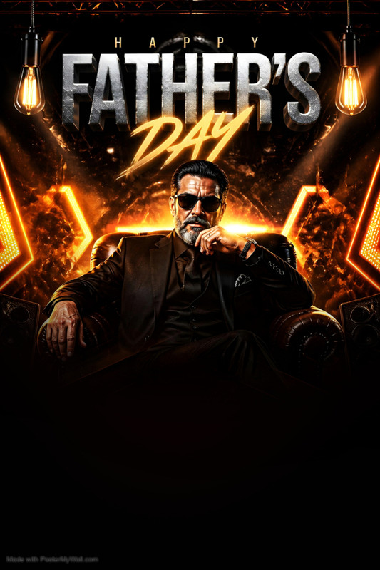 Black Professional Fathers Day Celebration Poster Hecho con Poster My Wall