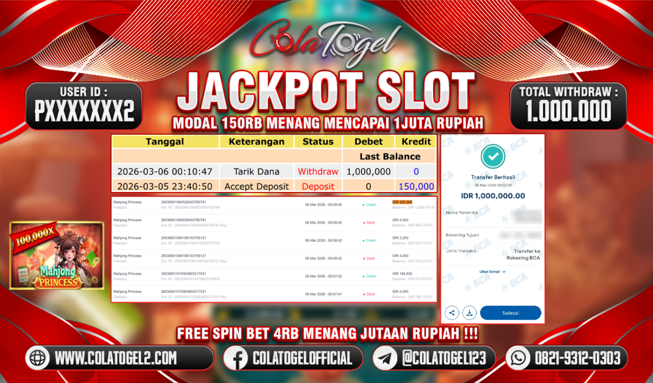 JACKPOT SLOT GACORR!!