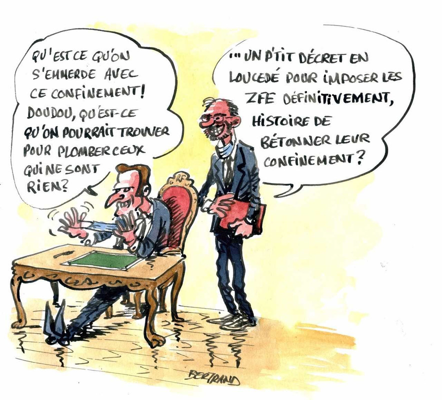 ZFE le gouvernement avance masqué