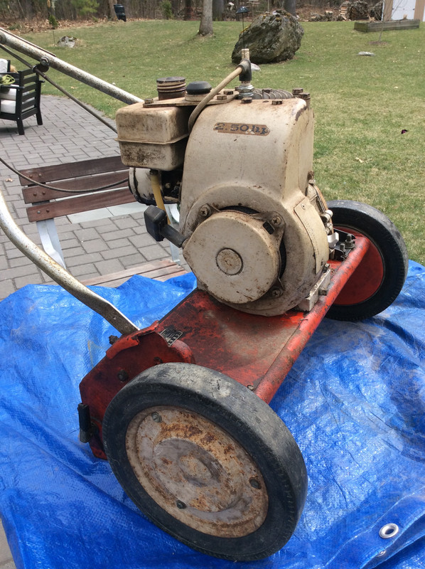 Craftsman vintage reel mower rebuild