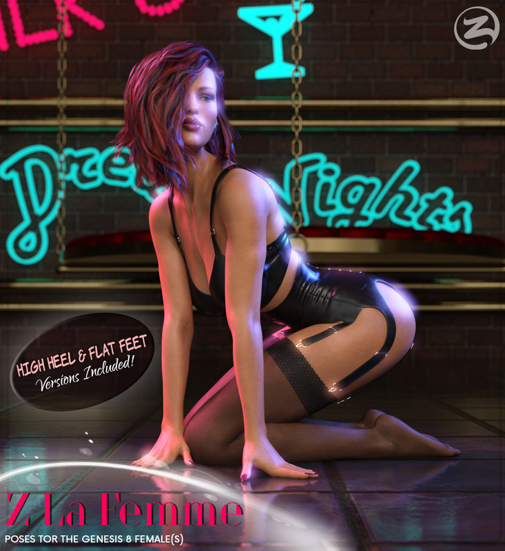 Z La Femme - Poses for the Genesis 8 Females Z La Femme - Poses for the Genesis 8 Females