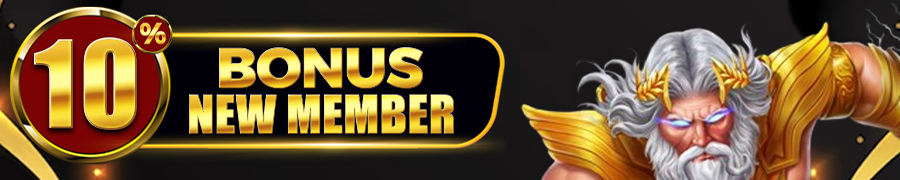 BONUS NEW MEMBER 10% Semua Games ( KECUALI TOGEL) & Harus Wajib Claim
