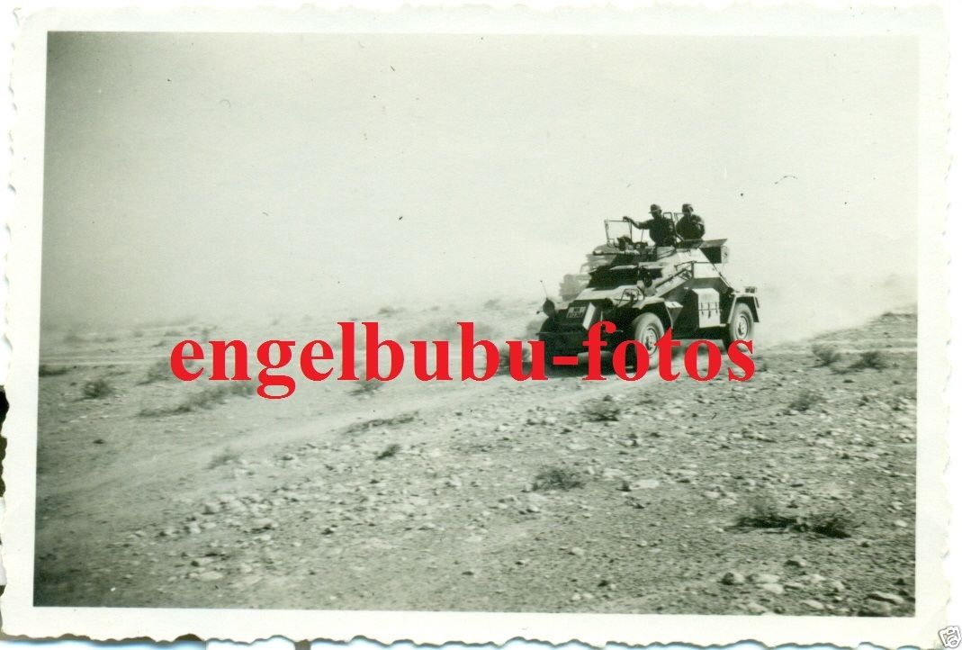 FOTO - AFRIKA - FAHRZEUG - SPÄHWAGEN - SdKfz